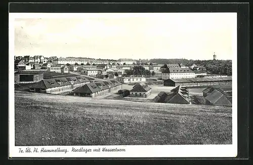 AK Hammelburg, Truppenübungsplatz, Nordlager mit Wasserturm