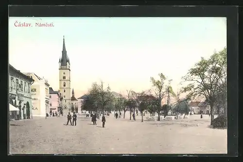 AK Tschaslau / Caslav, Namesti