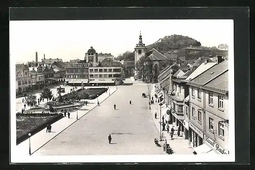 AK Beraun / Beroun, Namesti, Marktplatz