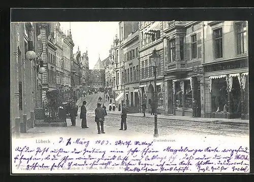 AK Lübeck, Geschäfte an der Breitestrasse