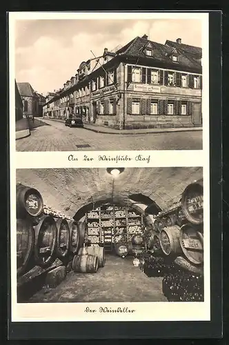 AK Erlangen, Gasthaus Weinstube Kach