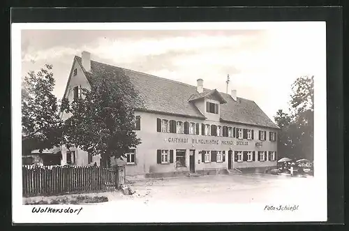 AK Wolkersdorf, Gasthaus Wilhelmshöhe Michael Drexler