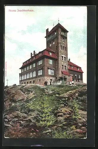 AK Reichenberg / Liberec, Neues Jeschkenhaus