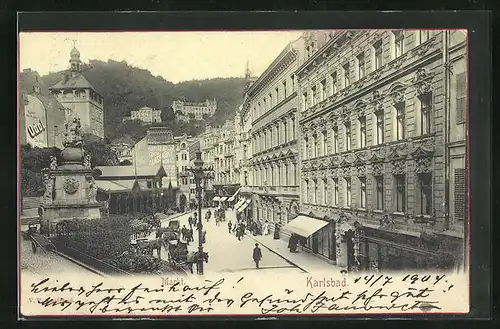 AK Karlsbad, Markt