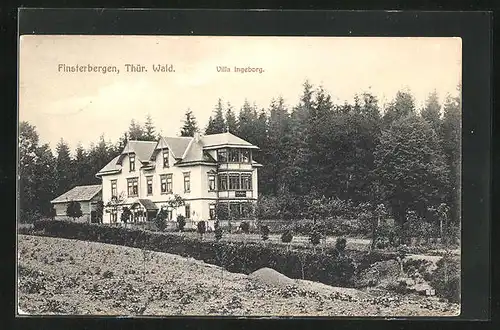 AK Finsterbergen /Thür. Wald, Gasthaus Villa Ingeborg