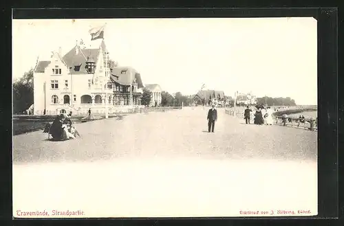 AK Travemünde, Strandpartie, Hotels