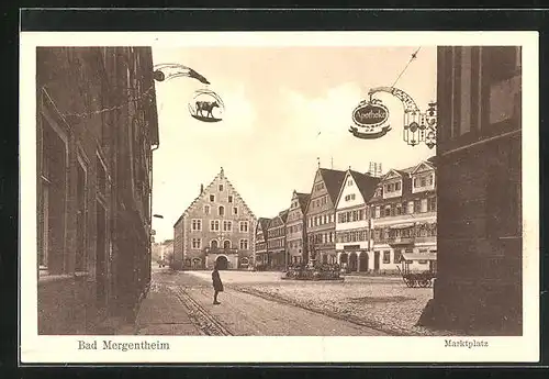 AK Bad Mergentheim, Apotheke am Marktplatz
