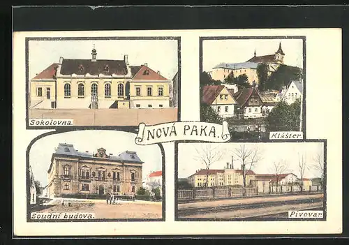 AK Nova Paka, Sokolovna, Klaster, Pivovar