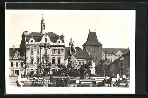 AK Beraun / Beroun, Radnice s Präzskow branou