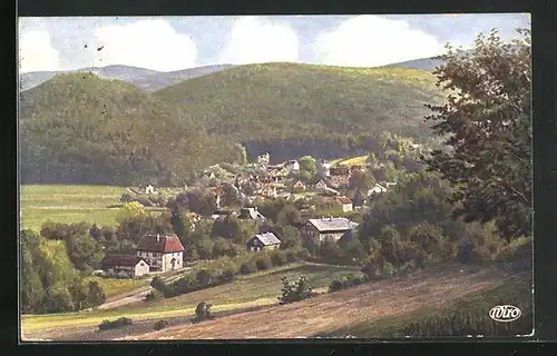 AK Bad Thal /Thür., Totalansicht aus der Vogelschau