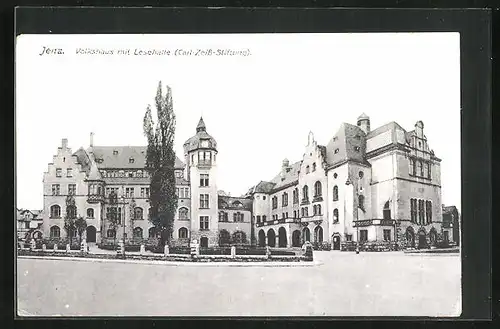 AK Jena, Volkshaus mit Lesehalle