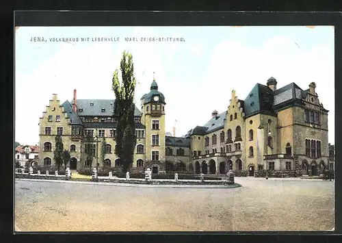 AK Jena, Volkshaus mit Lesehalle