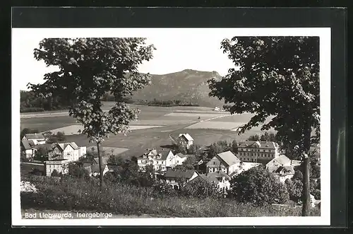 AK Bad Liebwerda / Lazne Libverda, Ortspartie, Isergebirge