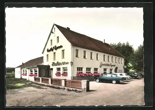 AK Herpersdorf, Gasthaus und Saalbau Egerer