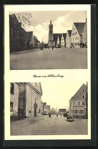 AK Allersberg, Strassenpartie, Rathaus