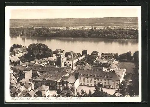 AK Eltville /Rhein, Fliegeraufnahme der Sektkellerei Matheus Müller