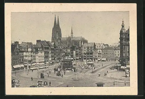AK Köln /Rhein, Ansicht vom Heumarkt