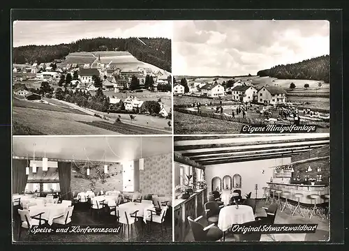 AK Schönwald /Schwarzwald, Gasthof Landpost mit eigener Minigolfanlage