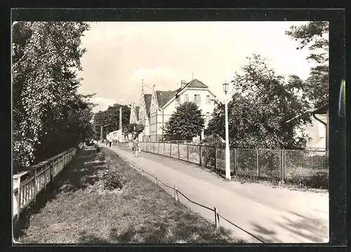 AK Lubmin, Strassenpartie am Philipp-Müller-Heim