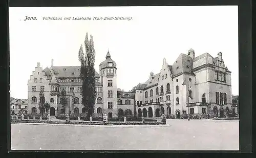 AK Jena, Volkshaus mit Lesehalle