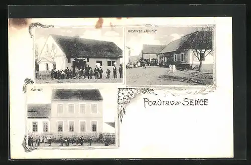 AK Senec, Hostinec P. Truksy, Skola