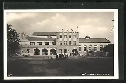 AK Bad Podiebrad / Podebrady, Nová Sokolovna, neue Turnhalle