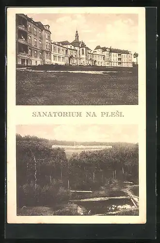 AK Nová Ves pod Plesi, Ansichten vom Sanatorium
