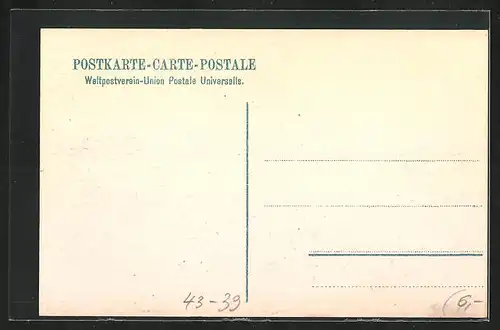 AK Teilansicht des in Blech getriebenem Landschaftsbildes mit Insel, Modellbau