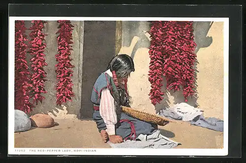 AK The Red-Pepper Lady, Hopi Indianerin