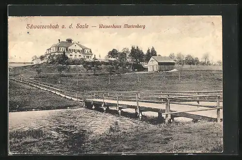 AK Schwarzenbach /Saale, Waisenhaus Marienberg