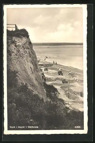 AK Rerik i. Meckl., Steilküste und Strand