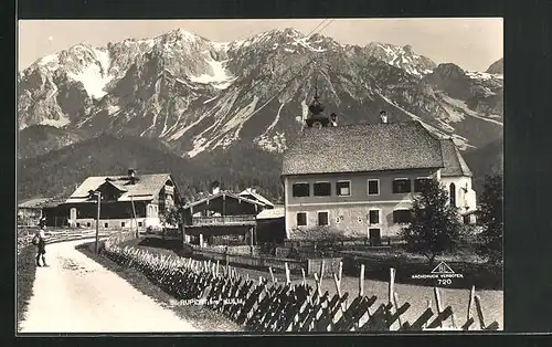 AK St. Rupert am Kulm, Strassenpartie gegen die Berge