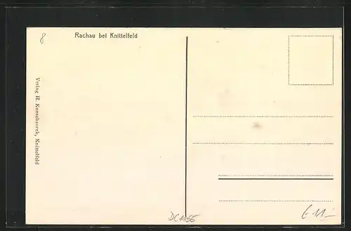 AK Rachau b. Knittelfeld, Dorf aus der Vogelschau