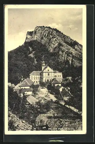 AK Sv. Jan Pod Skalou, Schloss und Felsen