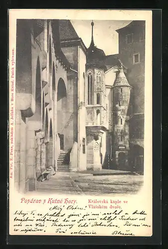 AK Kuttenberg / Kutna Hora, Kralovska kaple ve Vlasskem dvore