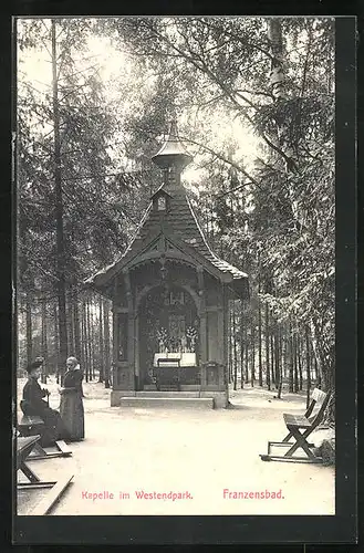 AK Franzensbad, Kapelle im Westendpark