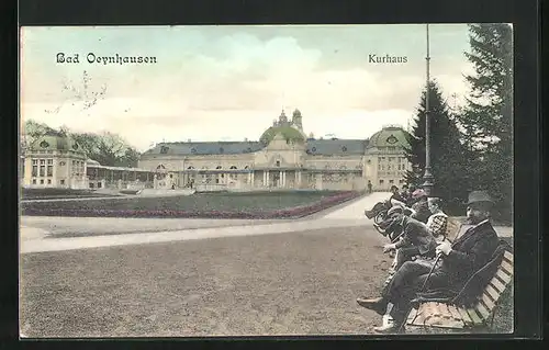 AK Bad Oeynhausen, Kurhotel mit Anlagen