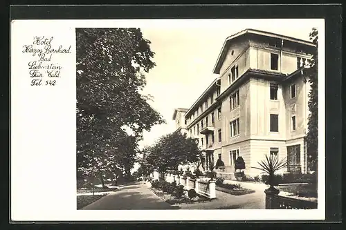 AK Bad Liebenstein /Thüringer Wald, Hotel Herzog Bernhard