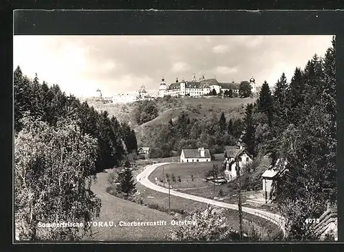 AK Vorau, Blick zum Chorherrenstift