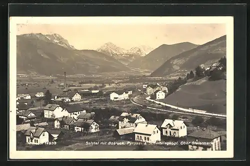 AK Selztal /Ober-Steiermark, Teilansicht mit Bosruck, Pyrgass & Scheiblingkogl