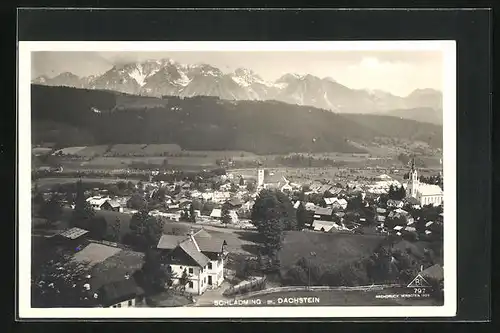 AK Schladming, Teilansicht mit Dachstein