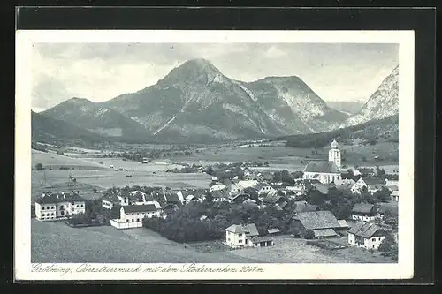 AK Gröbming /Obersteiermark, Teilansicht mit dem Stoderzinken