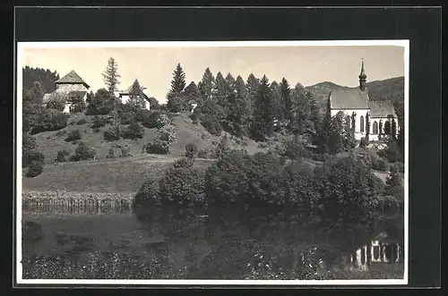 AK Murau, Flusspartie mit St. Leonhard