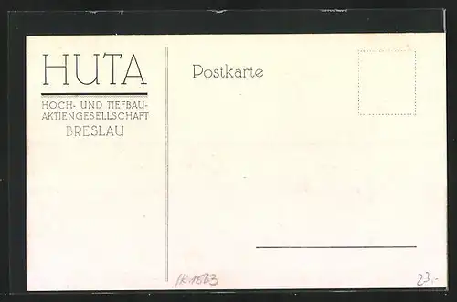 AK Salzburg, Lagerschuppen, Aussenansicht