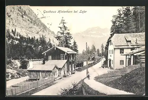 AK Lofer, Gasthaus Hinterhorn