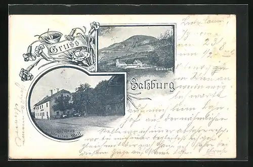 AK Salzburg, Gatshaus zur alten Welt, Gaisberg