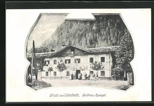 AK Weissbach, Gasthaus Auvogel