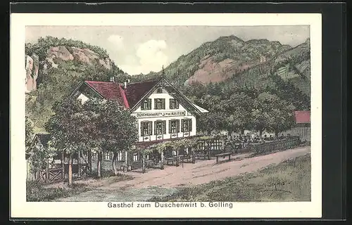 AK Golling, Gasthof zum Duschenwirt