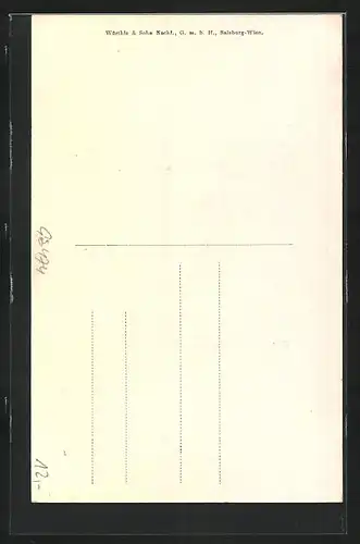 AK Salzburg-Parsch, Sanatorium von Dr. Ottokar L. Pollak, Blick nach Südost