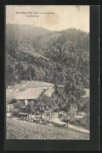 AK Salzburg, Gersberg-Alm am Gaisberg